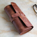 Roll Up Pen Case // Perge // Tobacco