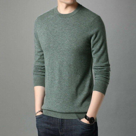 Weston Sweater // Gray-Green (XS)