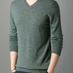 Cannon Sweater // Gray-Green (M)