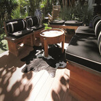 Natural Kobe Cowhide Rug // 5' X 7' (Classic Brindle)