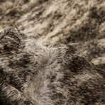 Kobe Exotic Cowhide Rug // 6' X 7' (Dark Brindle)