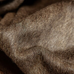 Kobe Exotic Cowhide Rug // 6' X 7' (Dark Brindle)