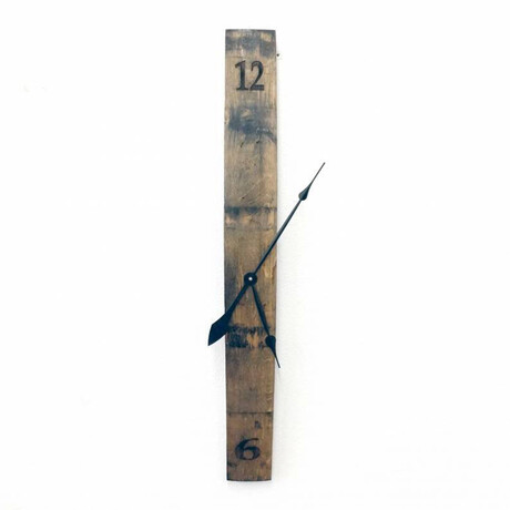 Bourbon Barrel Stave Clock