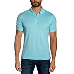 Lawrence Knit Polo // Light Blue (S)