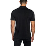 Barry Knit Polo // Black (S)