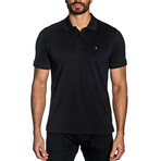 Barry Knit Polo // Black (S)
