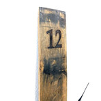 Bourbon Barrel Stave Clock