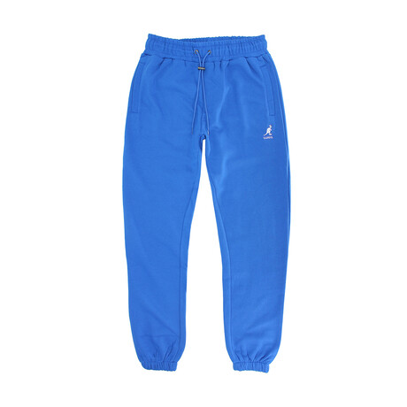 Men's Embroidered Cotton Blend Jogger // Rpyal Blue (S)