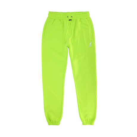 Embroidered Jogger // Highlight Green (S)