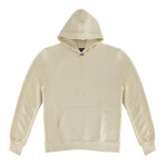 Embroidered Hoodie // Cream (XL)