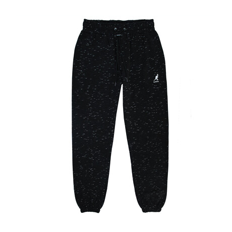 Embroidered Jogger // Black Inject (S)