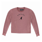 Women's Sueded Crewneck // Withered Rose (L)