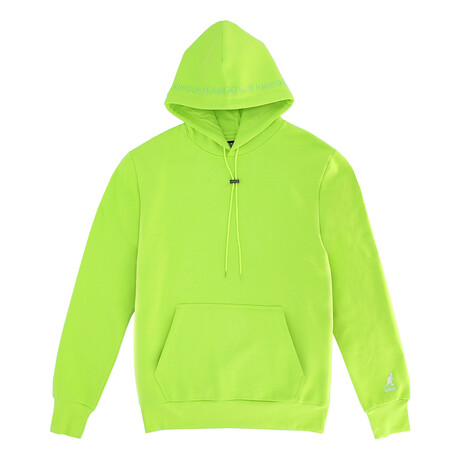 Embroidered Hoody // Highlight Green (S)