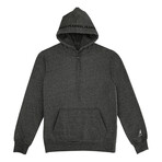 Men's Embroidered Cotton Blend Hoodie // Black Syro (S)