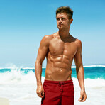 Wade Swim Shorts // Red (S)