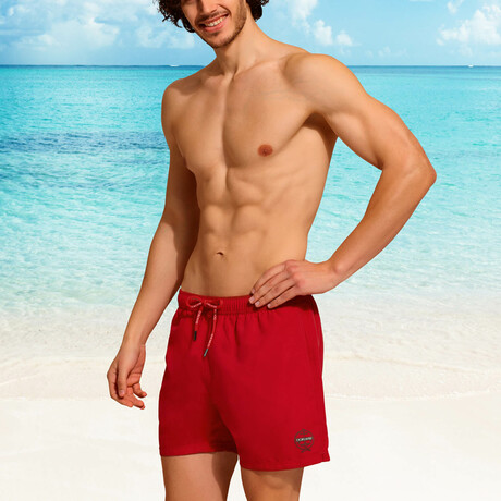 Wade Swim Shorts // Red (S)