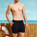 Brenton Swim Shorts // Black (S)