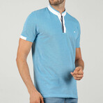 Jermaine Polo Shirt Short Sleeve // Turquoise (XL)