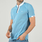 Jermaine Polo Shirt Short Sleeve // Turquoise (S)