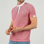 Darien Polo Shirt Short Sleeve // Bordeaux (XL)