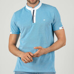 Jermaine Polo Shirt Short Sleeve // Turquoise (M)