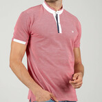 Darien Polo Shirt Short Sleeve // Bordeaux (3XL)