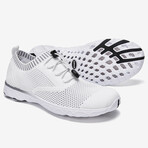 Aleader Men's Xdrain Knit Pro Water Shoes // White (US: 8.5)