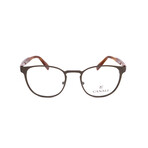 Men's CO303-C02 Optical Frames // Semi Matte Dark Brown