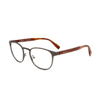 Men's CO303-C02 Optical Frames // Semi Matte Dark Brown