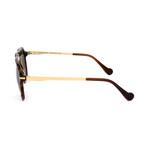 Men's CO219-C01 Sunglasses // Brown Horn + Gold