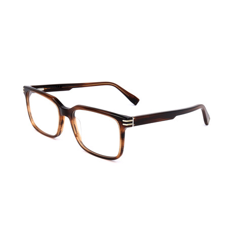 Men's CO306-C01 Optical Frames // Brown Horn