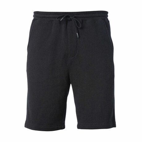Comfort Soft Fleece Shorts // Black (S)