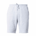 Comfort Soft Fleece Shorts // Heather Grey (M)