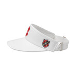 Cotton Tour Visor Mulligan // White