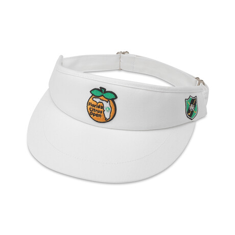 Cotton Tour Visor Florida Citrus Open // White