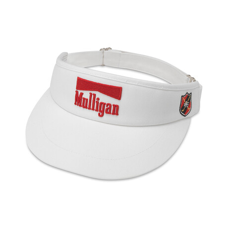 Cotton Tour Visor Mulligan // White