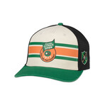 Sinclair Trucker Mesh Hat Florida Citrus Open // Black Ivory + Kelly Green