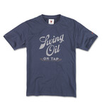 Vintage Fade Brass Tack Tee Swing Oil // Navy (Small)