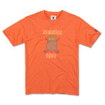 Vintage Fade Brass Tack Tee Hawaiian Open // Living Coral (Small)