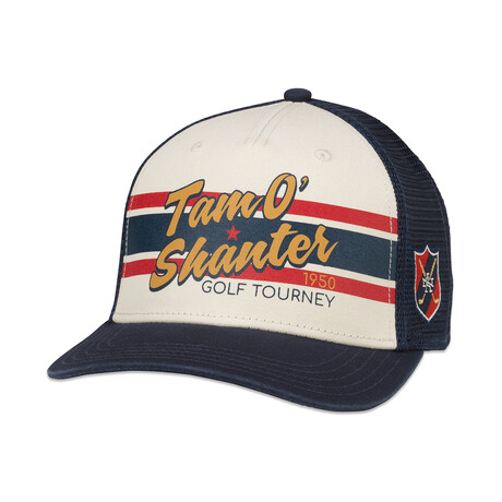 Sinclair Trucker Mesh Hat Tam O' Shanter // Navy Ivory