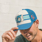 Sinclair Trucker Mesh Hat Desert Open // Royal Ivory