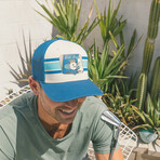 Sinclair Trucker Mesh Hat Desert Open // Royal Ivory