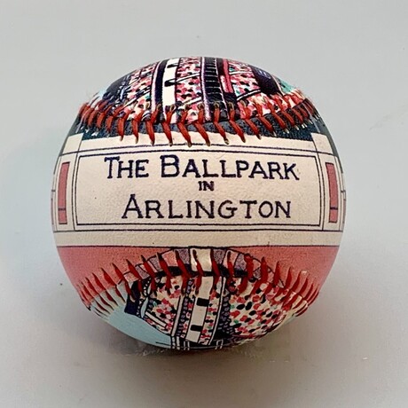 Ballpark In Arlington (Baseball + Wooden Stand)