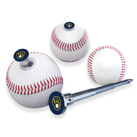 In The Ball Baseball + Built-In Pen // Milwaukee Brewers