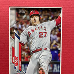 Mike Trout // Framed Baseball Card Collage