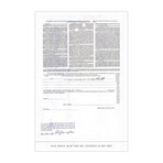 General Motors Stock Certificate // 1-99 Shares // Green // 1960s-80s