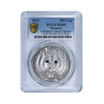 2015 Mongolia 500 Togrog Campbell's Dwarf Hamster // PCGS Certified MS69 // Deluxe Collector's Pouch