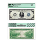 1914 Large Size Federal Reserve Note // $5, $10, $20 // Set of 3 // PCGS Certified