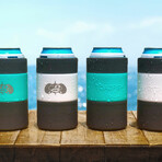 Non-Tipping Can Cooler + Bottle Adapter // 12 Oz (Teal)