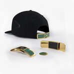 Golf Ball Marker // Gold + Green
